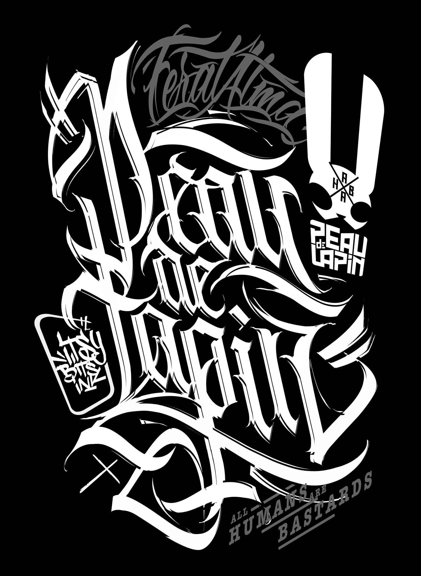 BIO "FeralAtma" zipped hoodie