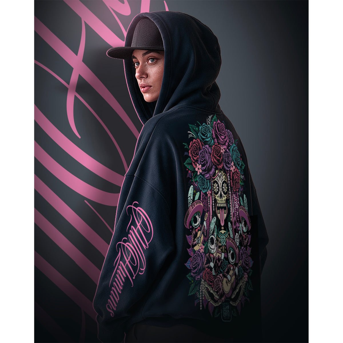 HOODIE OVERSIZE "TU DIOS x TU MADRE x TU BANDA"