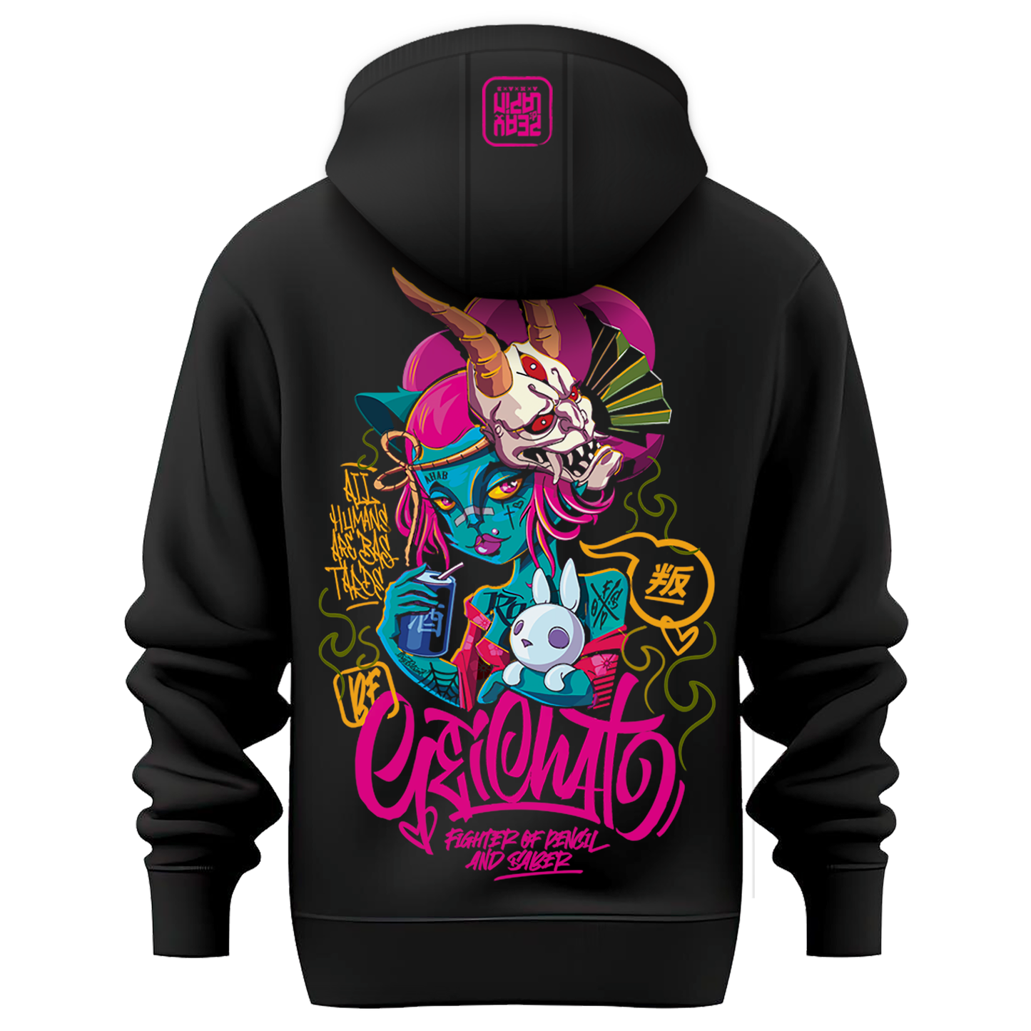 Hoodie BIO "Be Geichat" - REDRAW