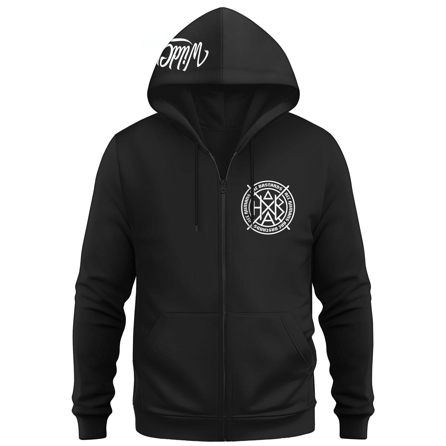 BIO "FeralAtma" zipped hoodie