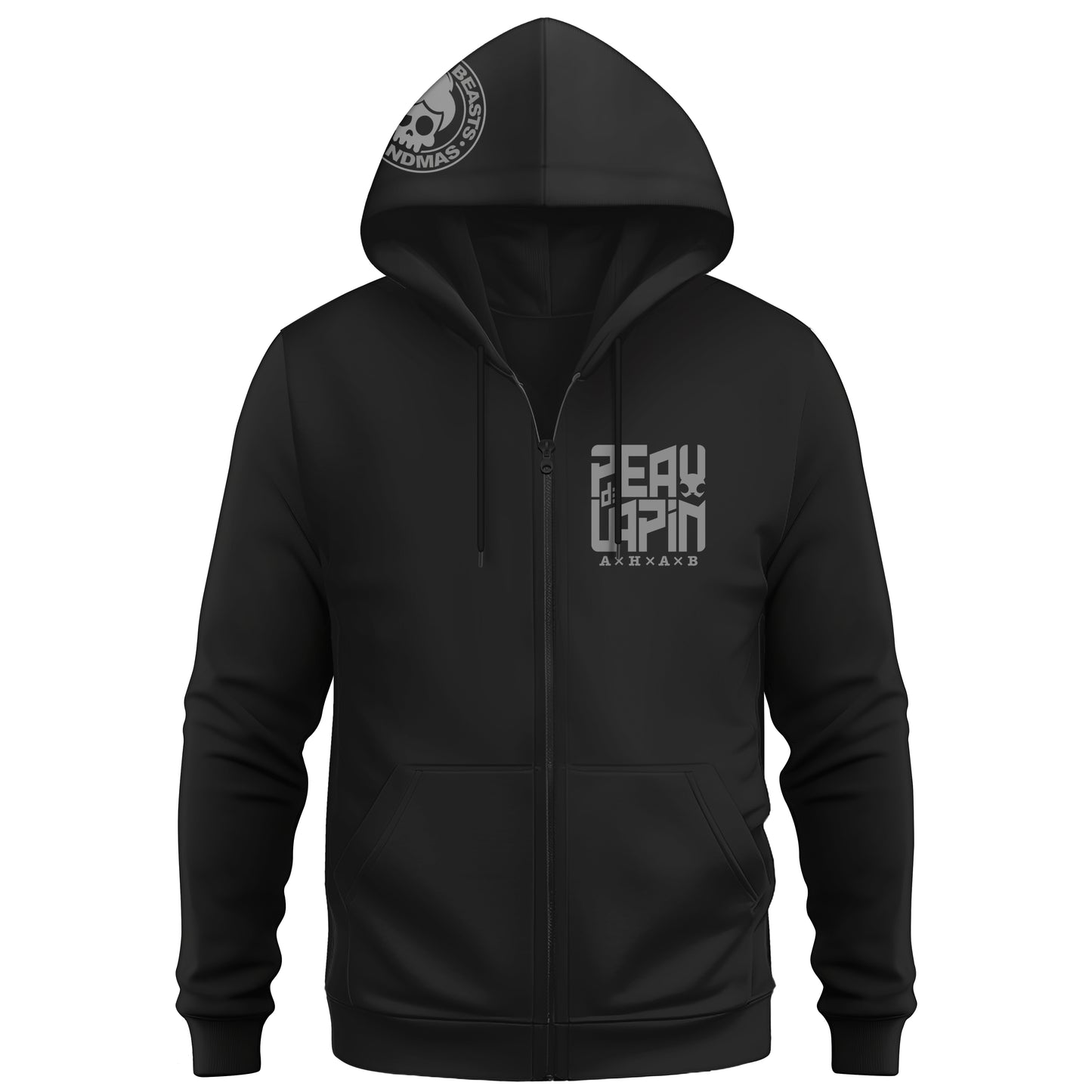 BIO zipped hoodie "VorpalHabit"