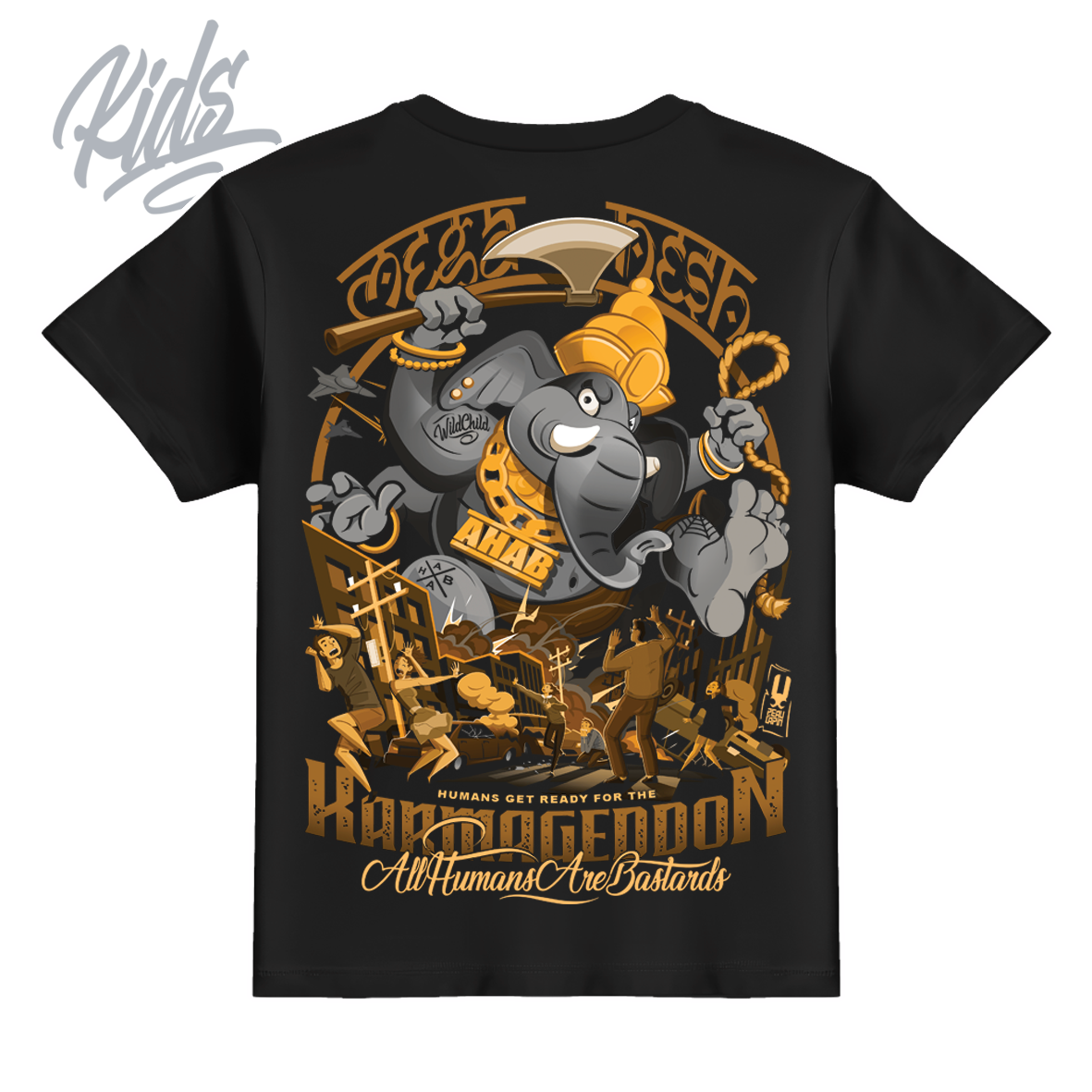 ORGANIC KID T-shirt "KARMAGEDDON"