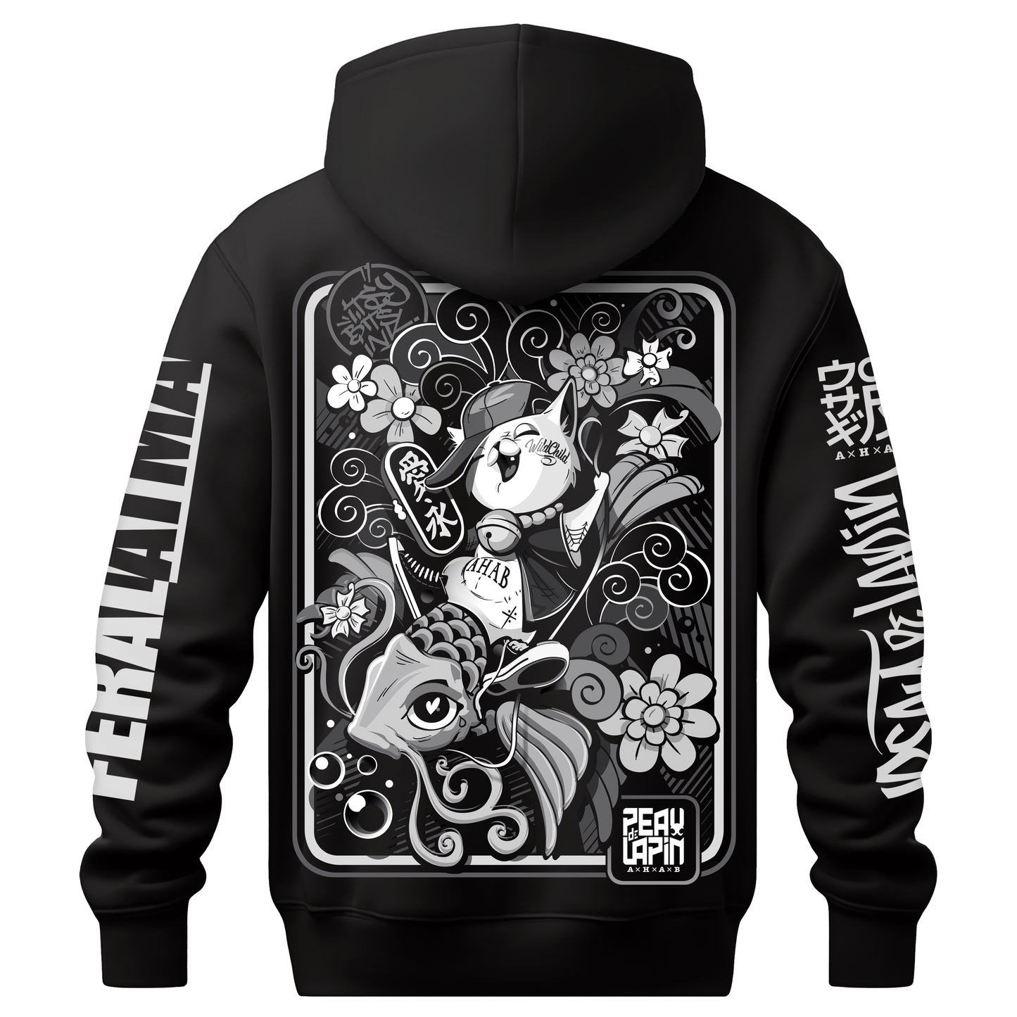 Hoodie BIO "Manekip'Hop" - ETHIK LABEL