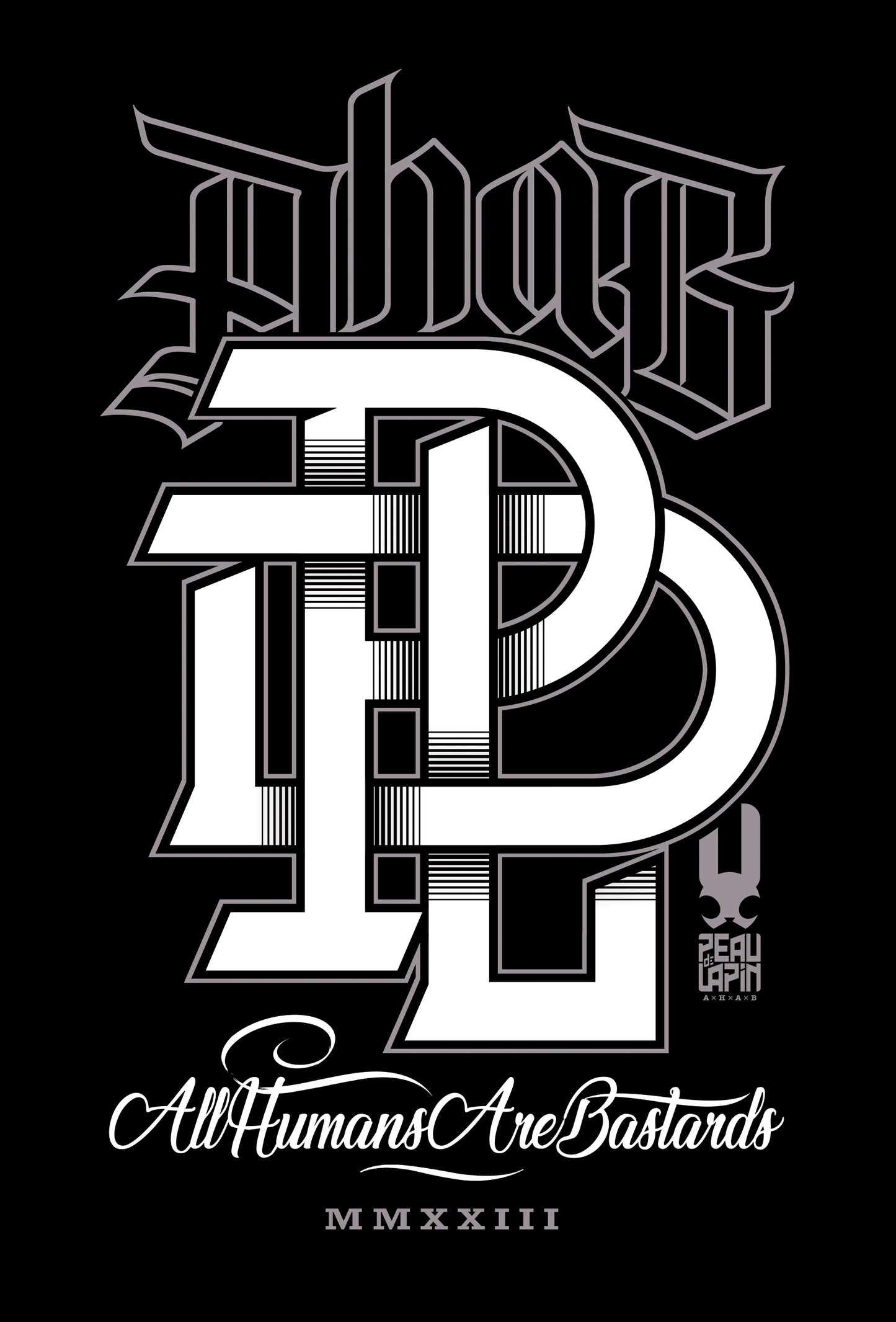 "Monogram" T-shirt - ETHIK LABEL
