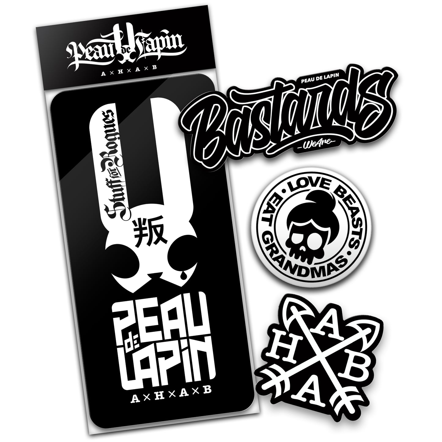 Stickers Set RABBIT SKIN