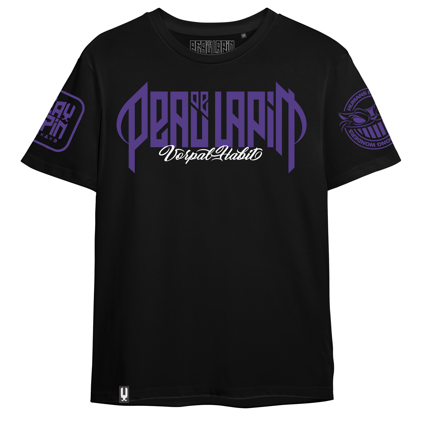 "FeralAtma" black t-shirt - ETHIK LABEL