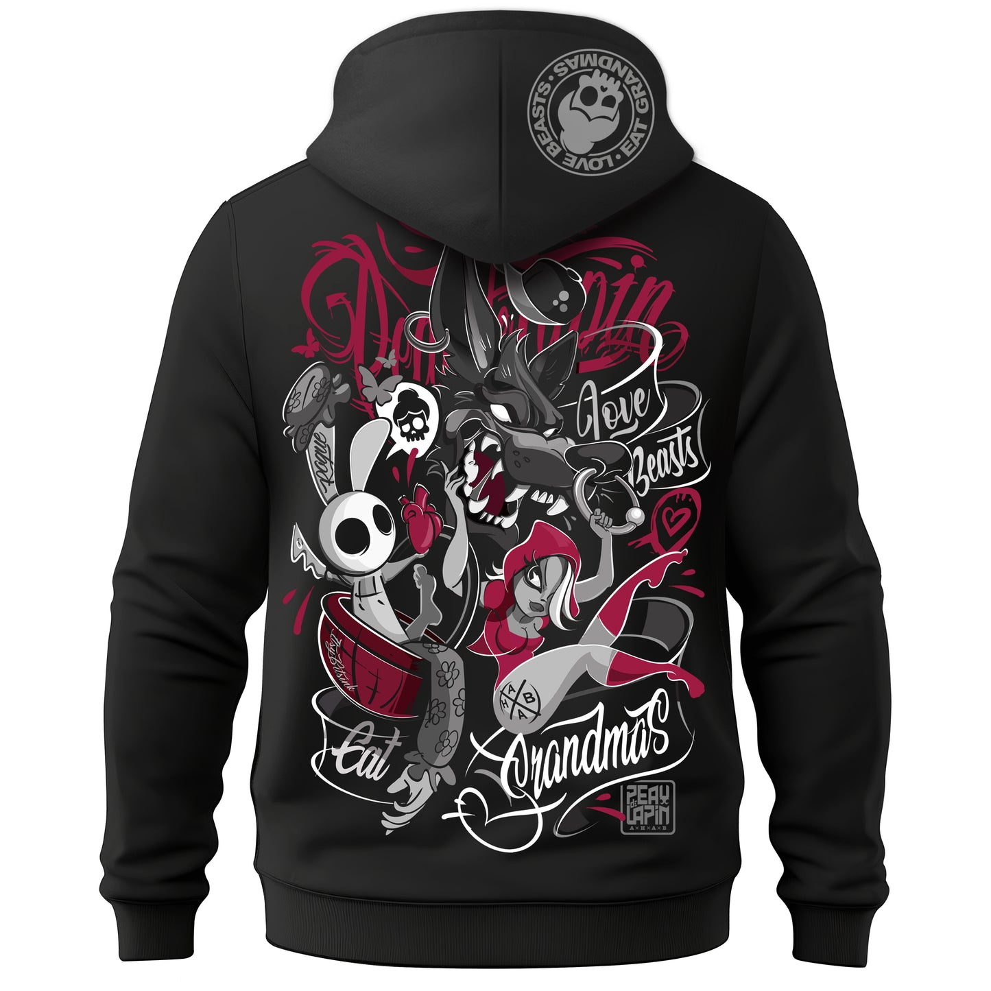 BIO zipped hoodie "VorpalHabit"