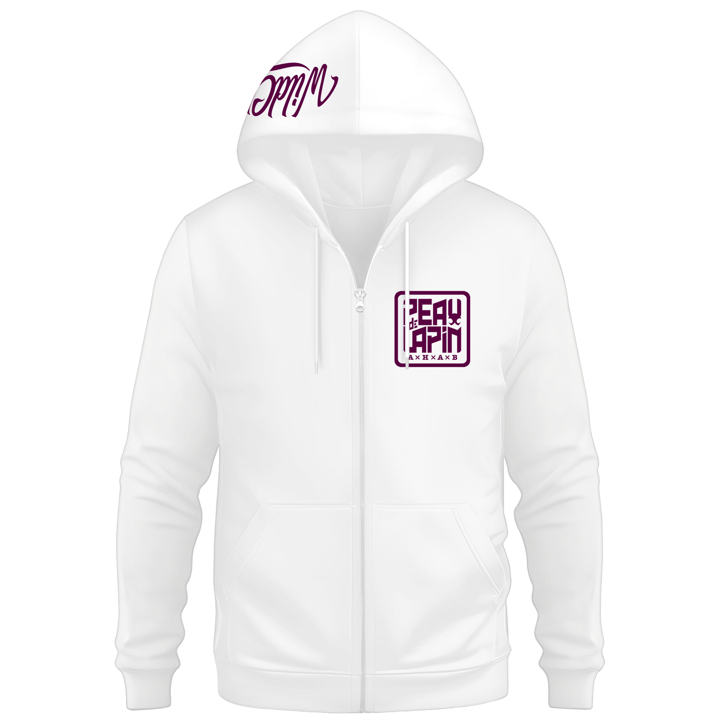 Organic "WildChild" zipped hoodie