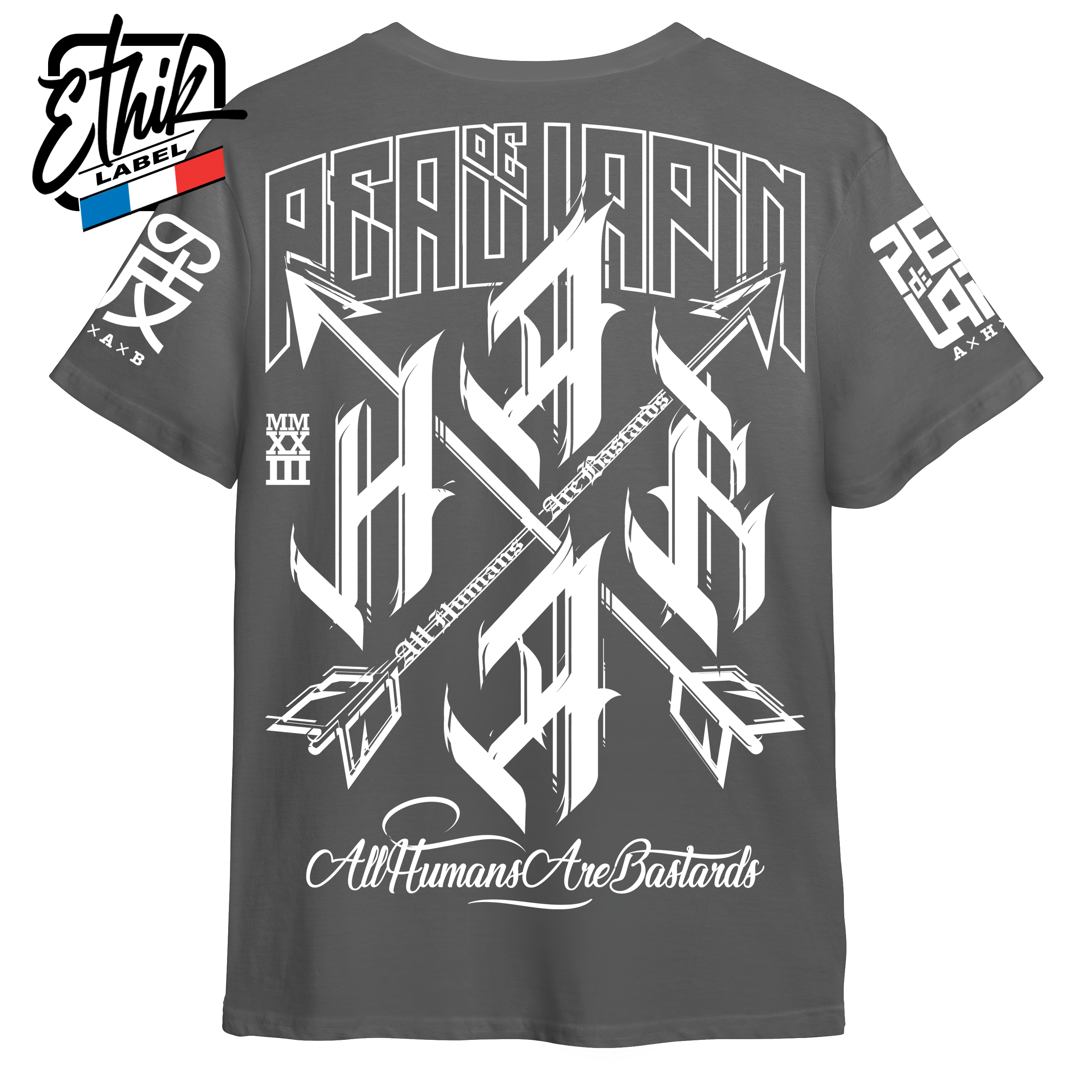 T-shirt "AHAB Cross" - ETHIK LABEL