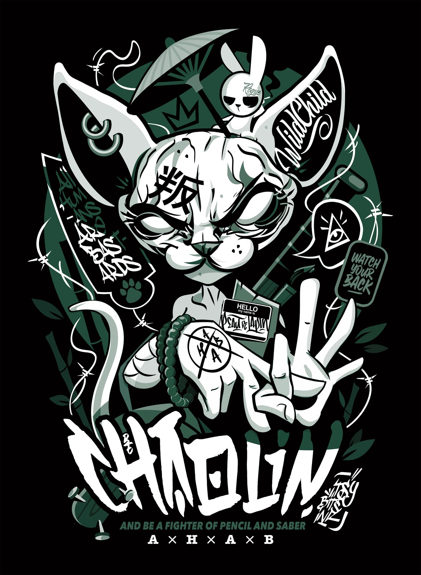 Hoodie BIO "Chaolin" - ETHIK LABEL