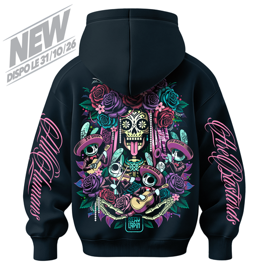 HOODIE OVERSIZE "TU DIOS x TU MADRE x TU BANDA"
