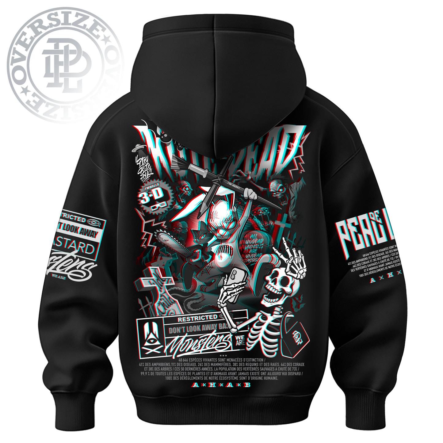 ORGANIC Hoodie "Chaolin" - ETHIK LABEL