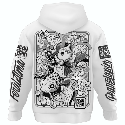 Hoodie BIO "White Manekip'Hop" - ETHIK LABEL