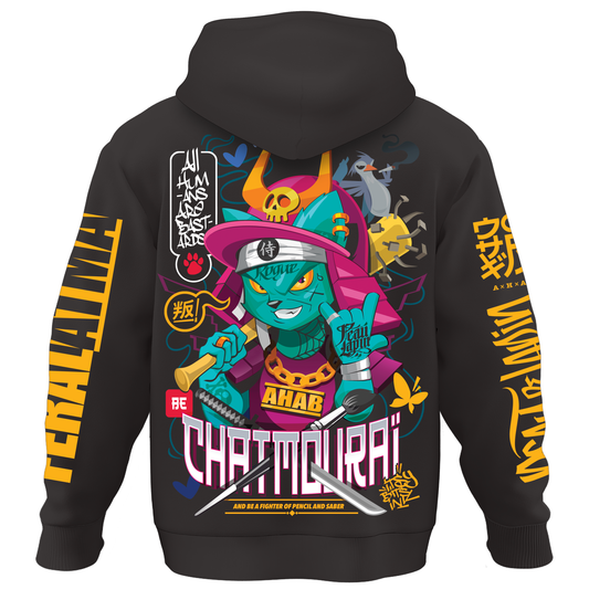 Hoodie BIO "Be Chatmouraï" - ETHIK LABEL