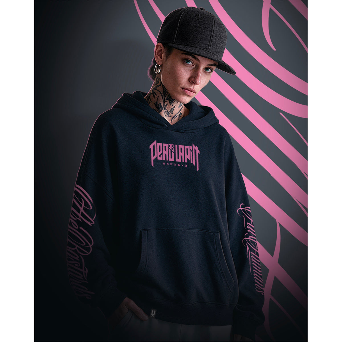 HOODIE OVERSIZE "TU DIOS x TU MADRE x TU BANDA"