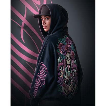 HOODIE OVERSIZE "TU DIOS x TU MADRE x TU BANDA"