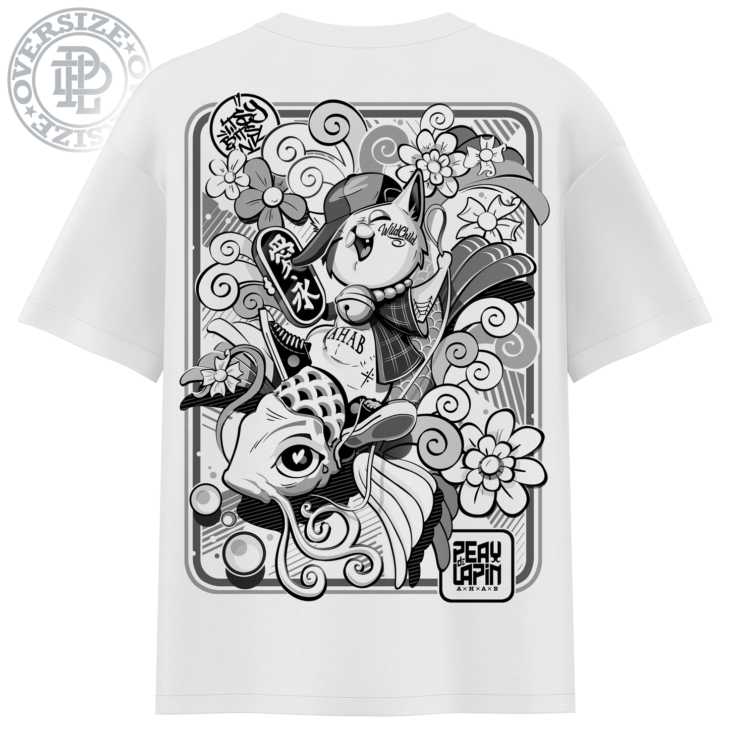 T-SHIRT MANEKIP'HOP blanc