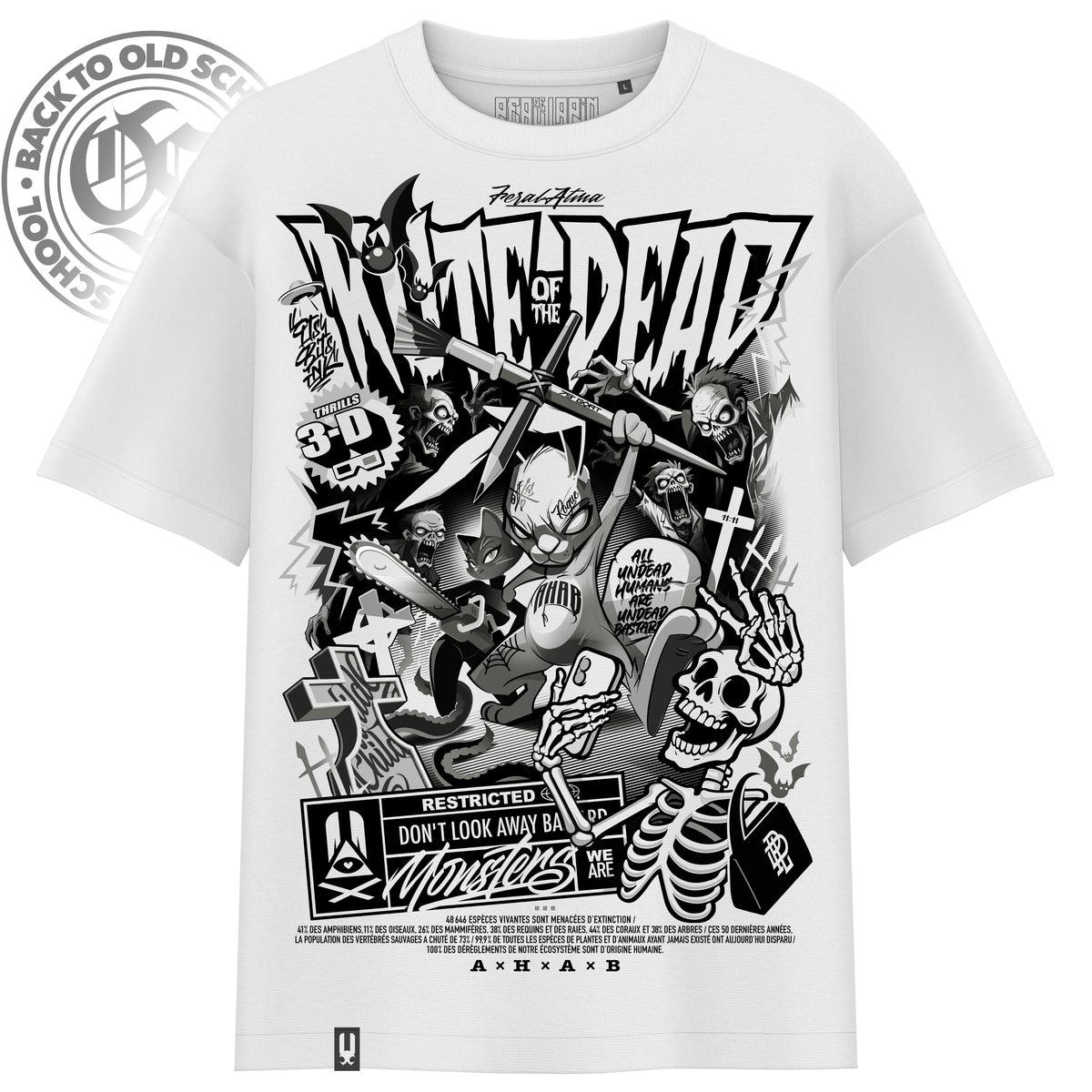 T-SHIRT KUTE OF THE DEAD/ BLANC