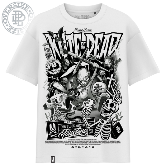 T-SHIRT KUTE OF THE DEAD/ BLANC