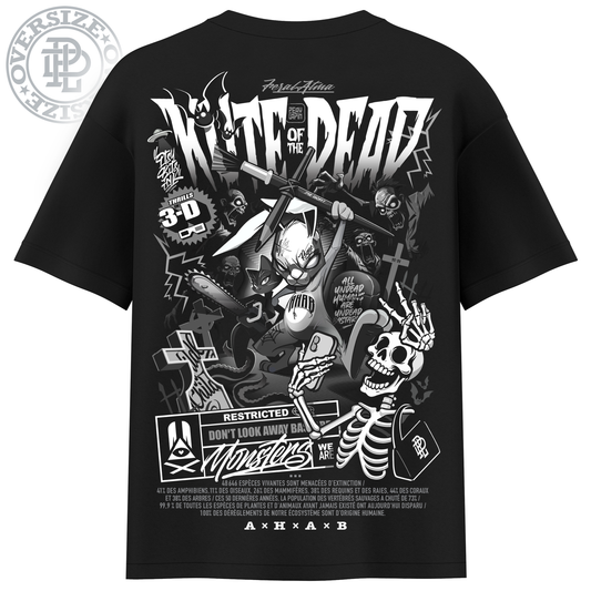 T-SHIRT KUTE OF THE DEAD/ NOIR