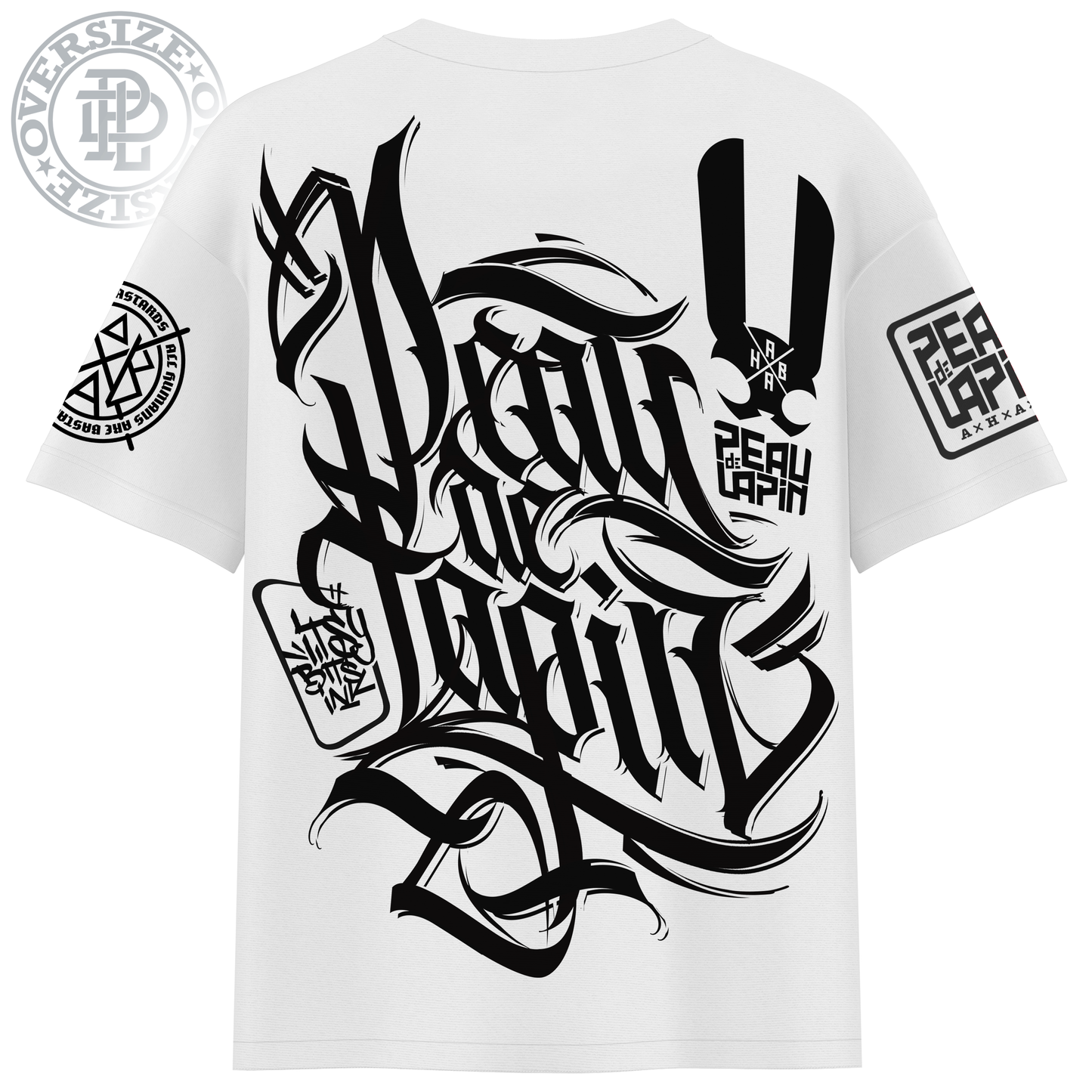"FeralAtma" T-shirt White - ETHIK LABEL 