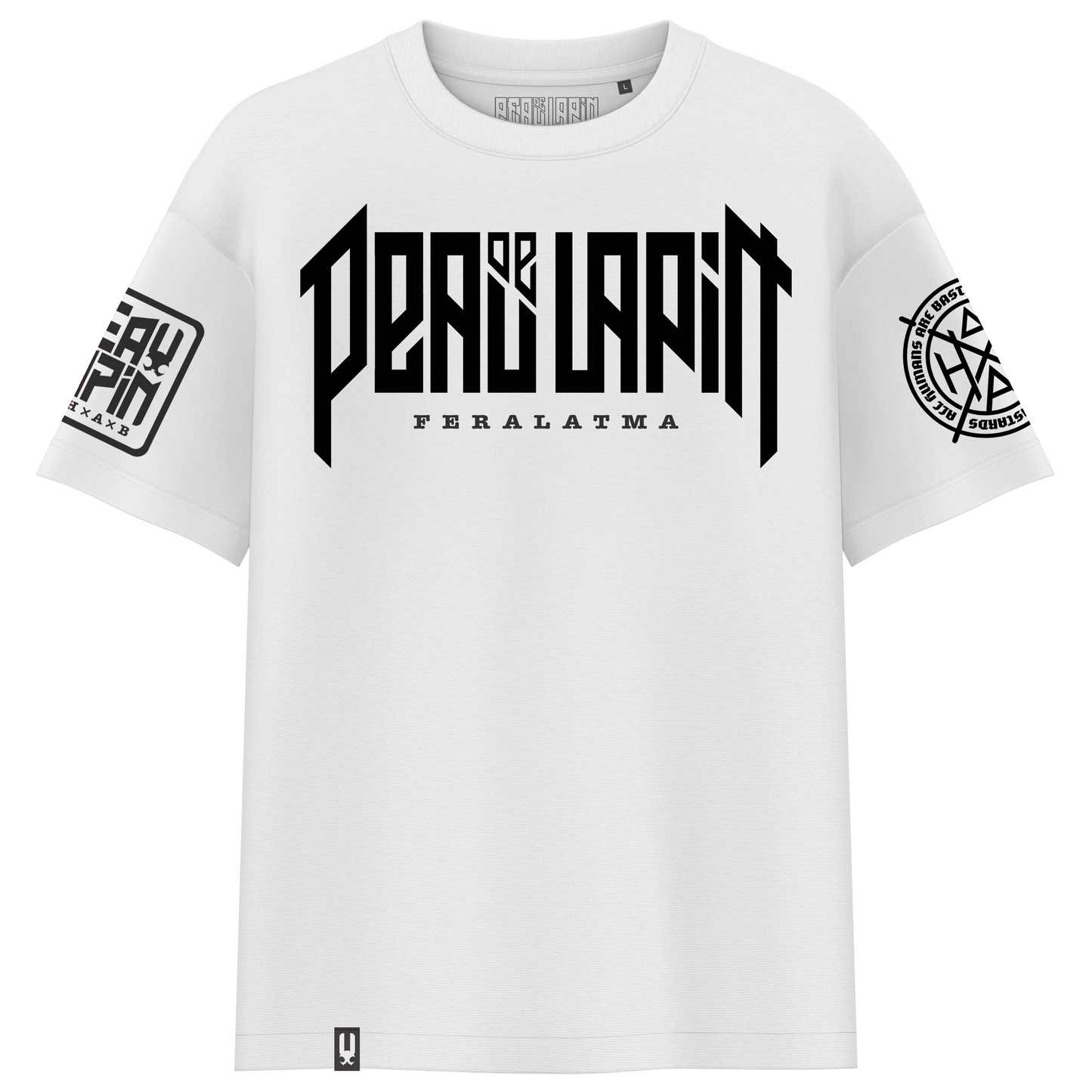 "FeralAtma" T-shirt White - ETHIK LABEL 