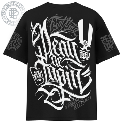 "FeralAtma" black t-shirt - ETHIK LABEL 