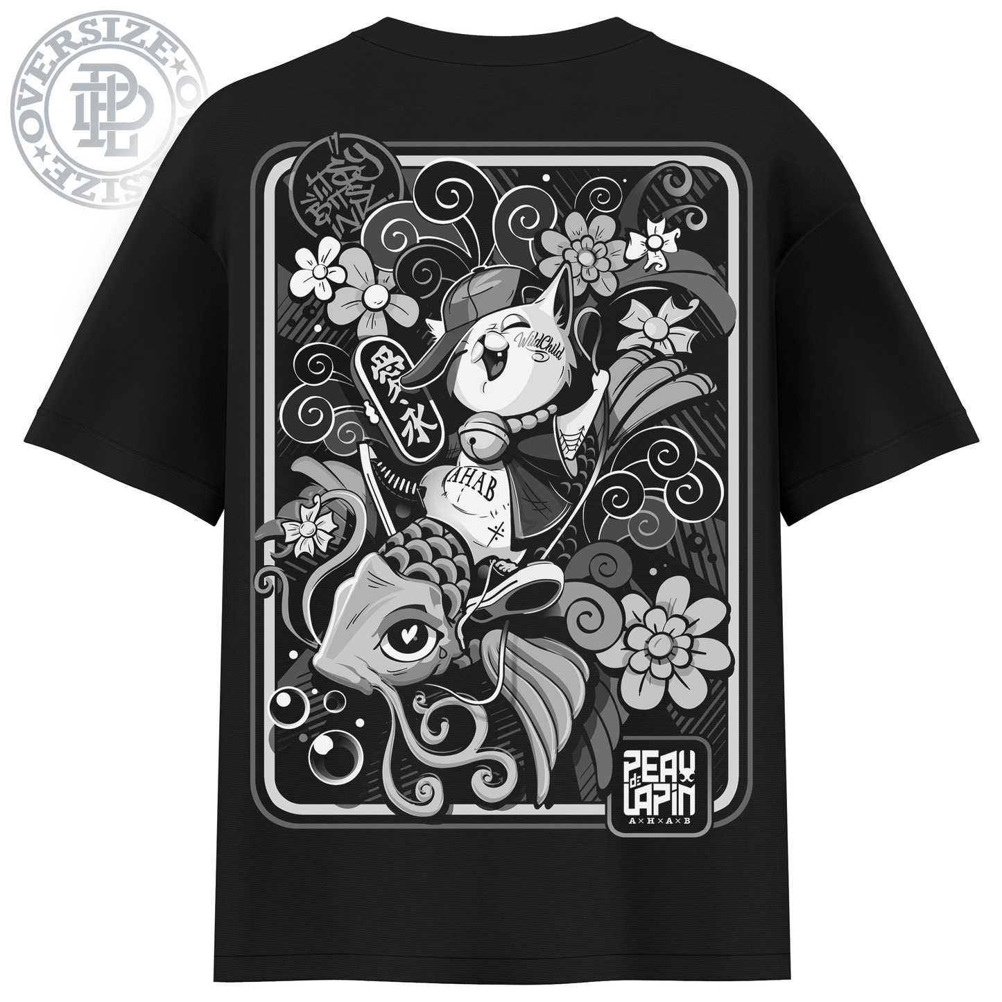 T-SHIRT MANEKIP'HOP noir