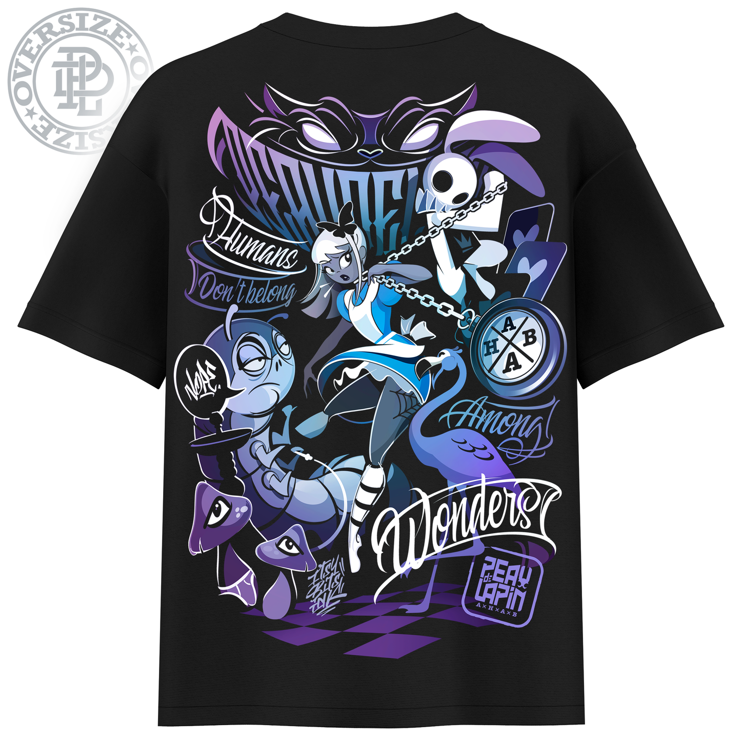 "FeralAtma" black t-shirt - ETHIK LABEL 