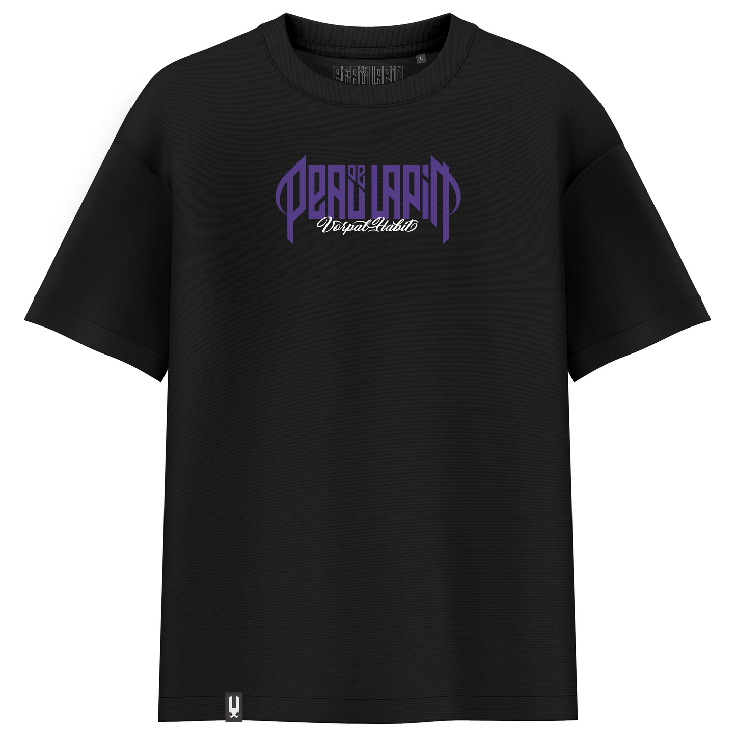 "FeralAtma" black t-shirt - ETHIK LABEL 
