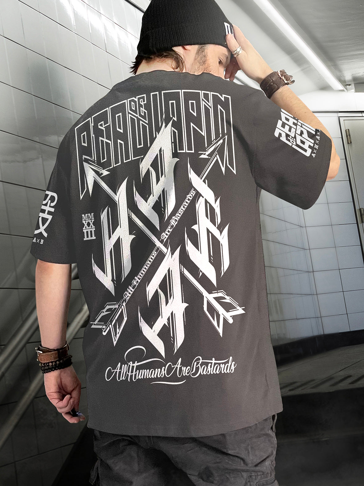 T-shirt "AHAB Cross" - ETHIK LABEL