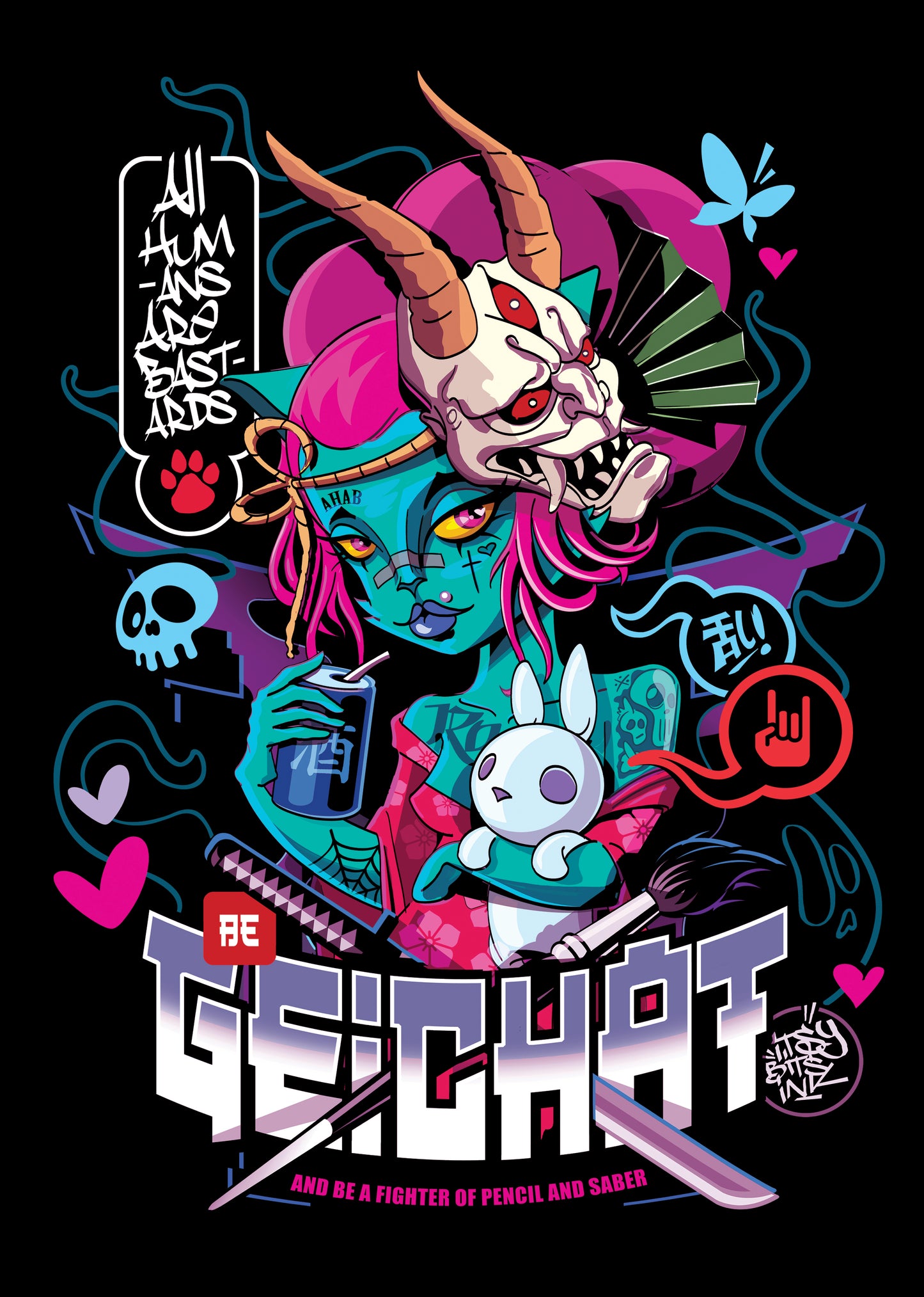 Hoodie BIO "Be Geichat" - ETHIK LABEL