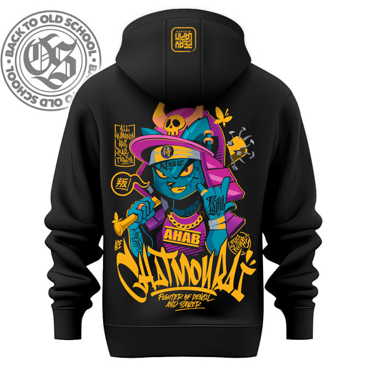 Hoodie BIO "Be Chatmouraï" - REDRAW