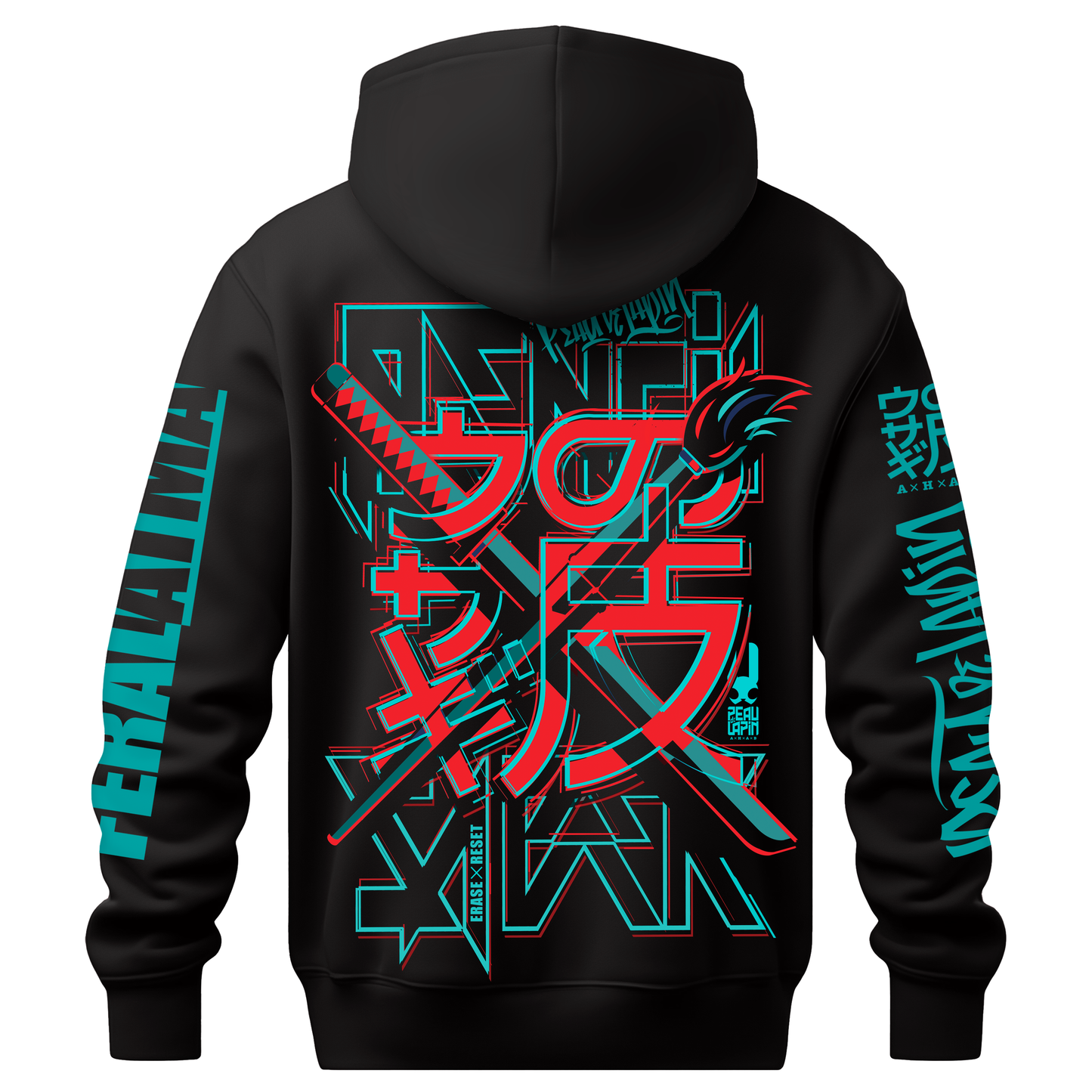 ORGANIC hoodie "ERASExRESET" - ETHIK LABEL 