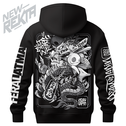 ORGANIC hoodie "Ryujip'Hop" - ETHIK LABEL 