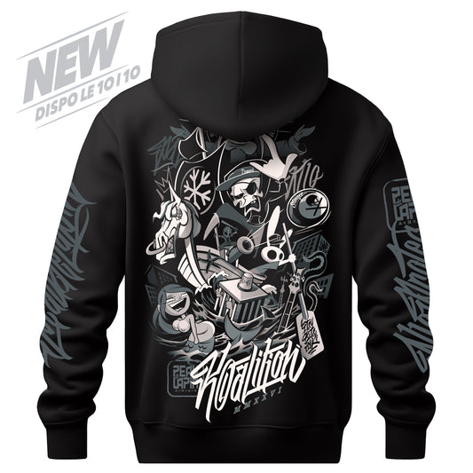 HOODIE BIO KOALITION - PEAU DE LAPIN feat N10 PROTEC
