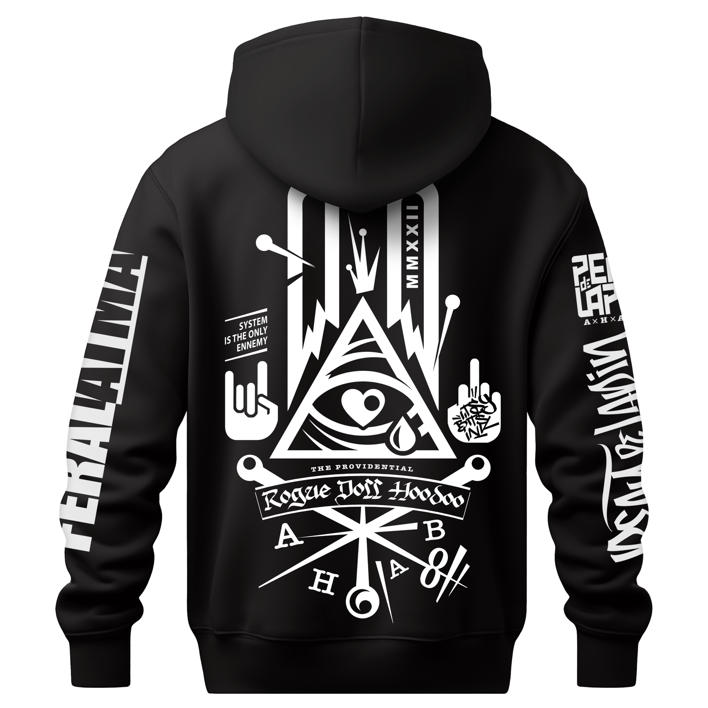 Hoodie BIO "Rogue Doll Hoodoo" - ETHIK LABEL