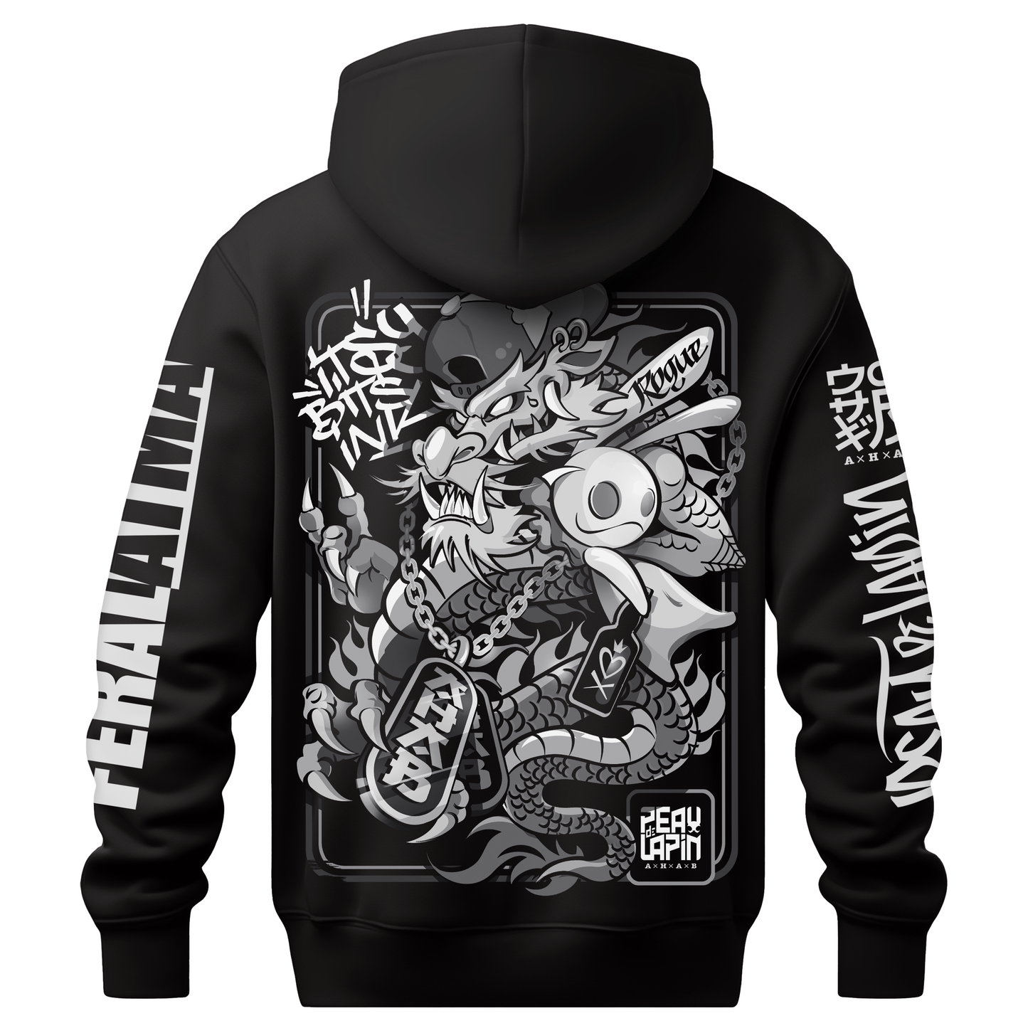 ORGANIC hoodie "Ryujip'Hop" - ETHIK LABEL 