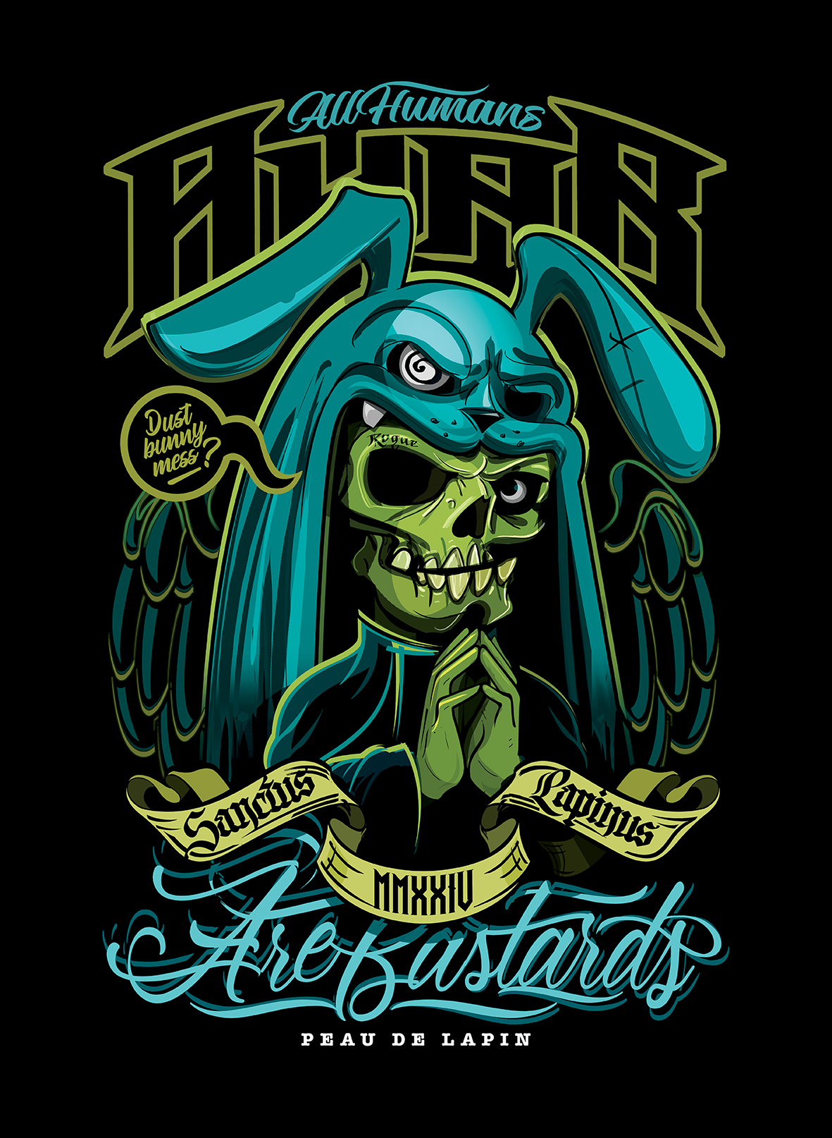 "Sanctus Lapinus - 2024" T-shirt - ETHIK LABEL 