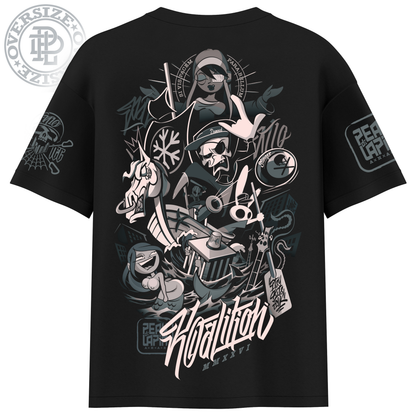 "FeralAtma" black t-shirt - ETHIK LABEL 