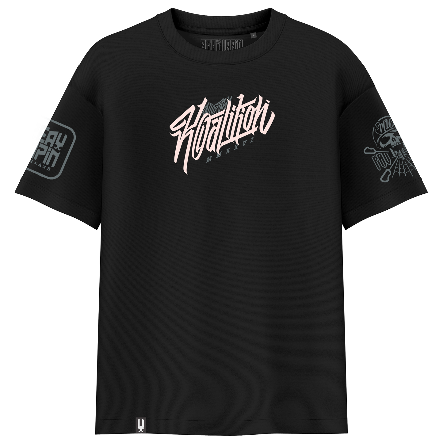 "FeralAtma" black t-shirt - ETHIK LABEL 