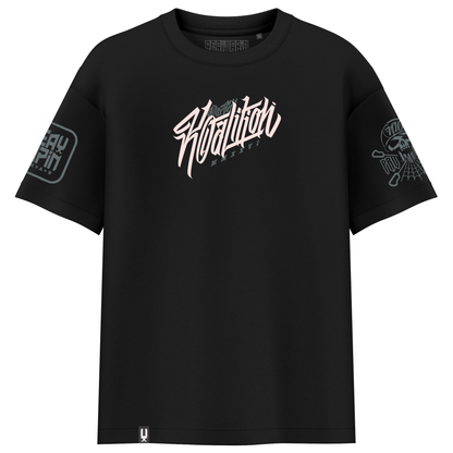"FeralAtma" black t-shirt - ETHIK LABEL 