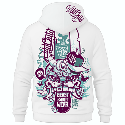 Organic "WildChild" zipped hoodie